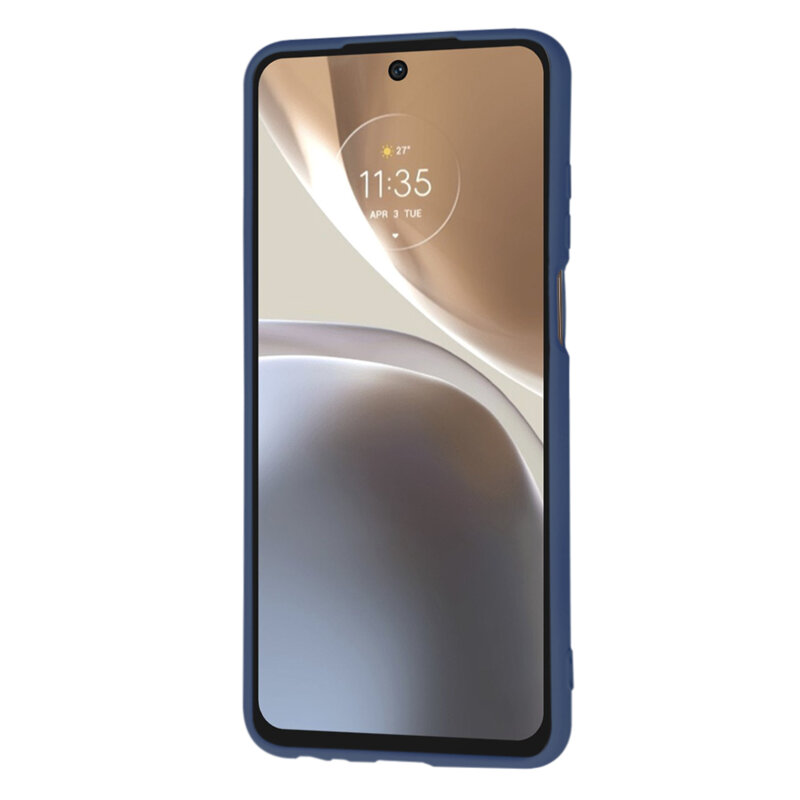 Husa silicon Motorola Moto G32 Techsuit SoftFlex, bleumarin