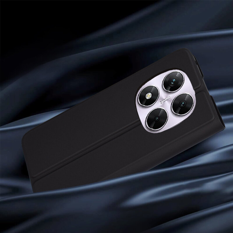 Husa Xiaomi Redmi Note 14 Pro 4G Techsuit Magskin Book, negru