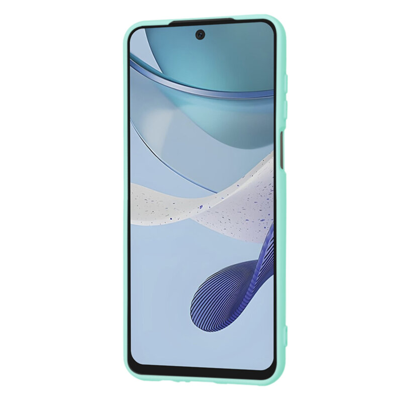Husa silicon Motorola Moto G53 Techsuit SoftFlex, turcoaz