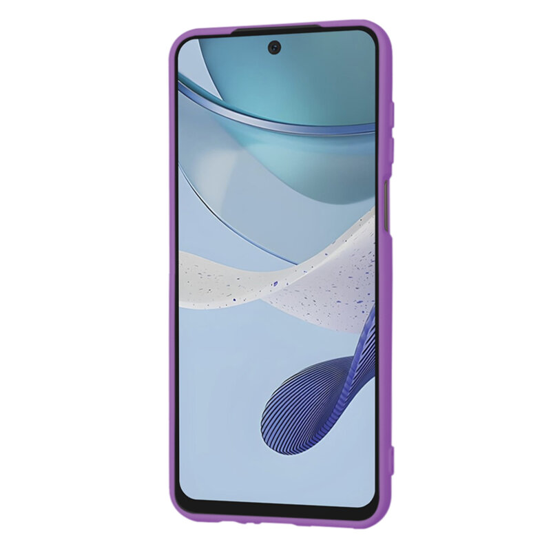 Husa silicon Motorola Moto G53 Techsuit SoftFlex, mov
