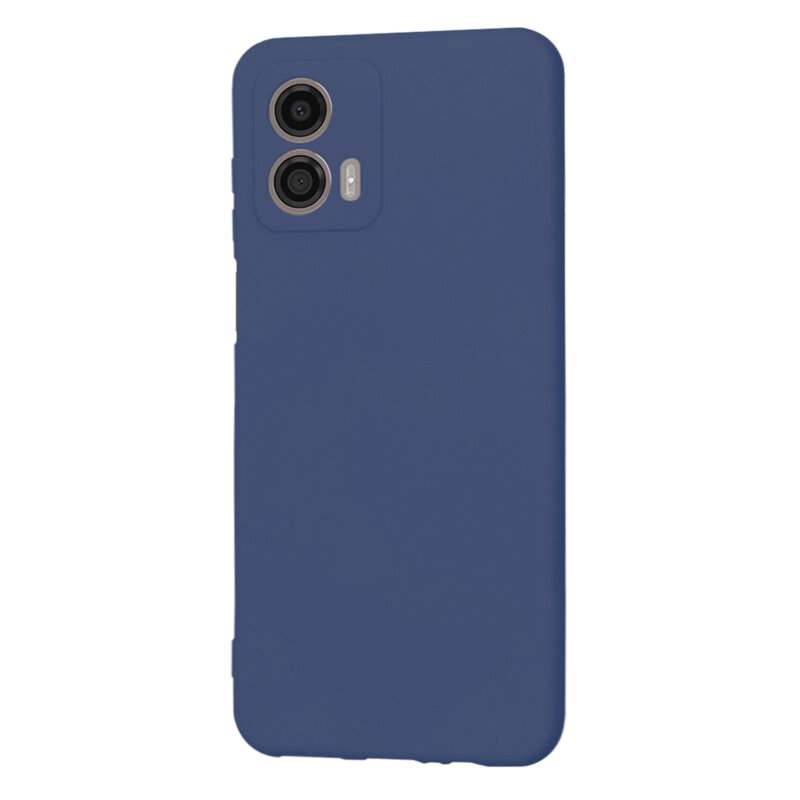 Husa silicon Motorola Moto G53 Techsuit SoftFlex, bleumarin