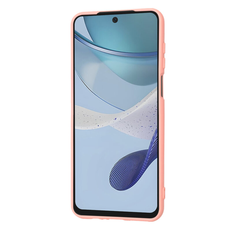 Husa silicon Motorola Moto G53 Techsuit SoftFlex, roz