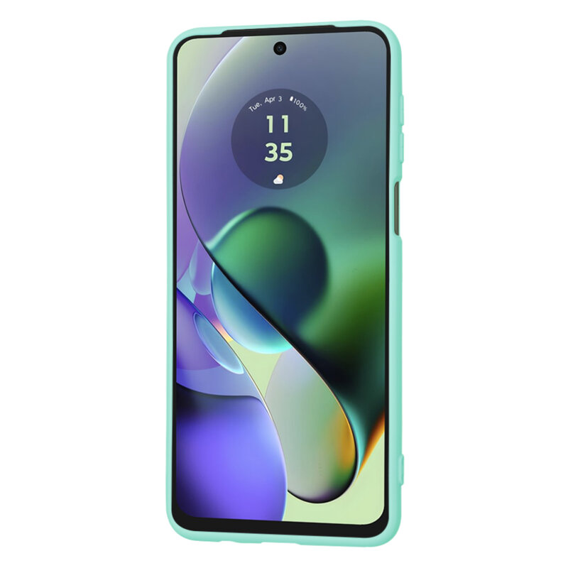 Husa silicon Motorola Moto G54 Techsuit SoftFlex, turcoaz