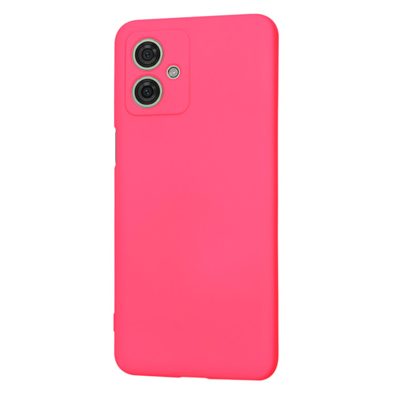 Husa silicon Motorola Moto G54 Techsuit SoftFlex, fucsia