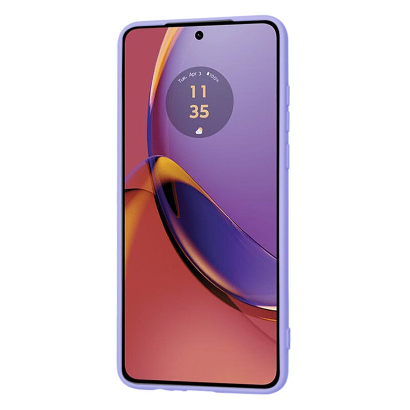 Husa silicon Motorola Moto G84 Techsuit SoftFlex, violet