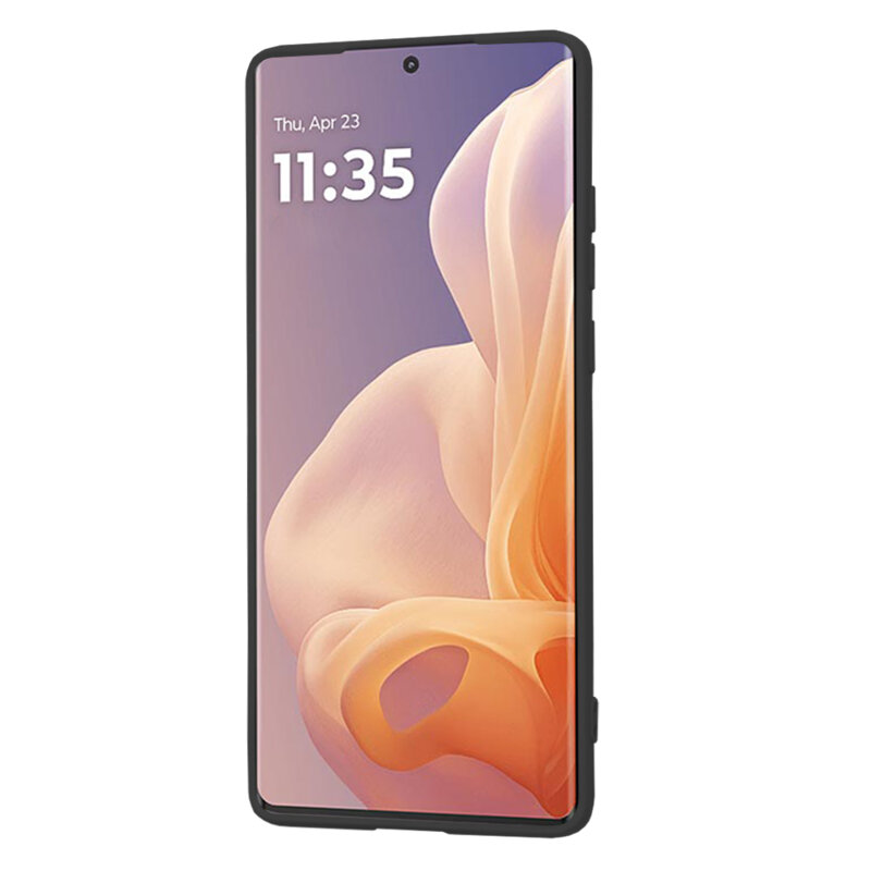 Husa silicon Motorola Moto G85 Techsuit SoftFlex, negru