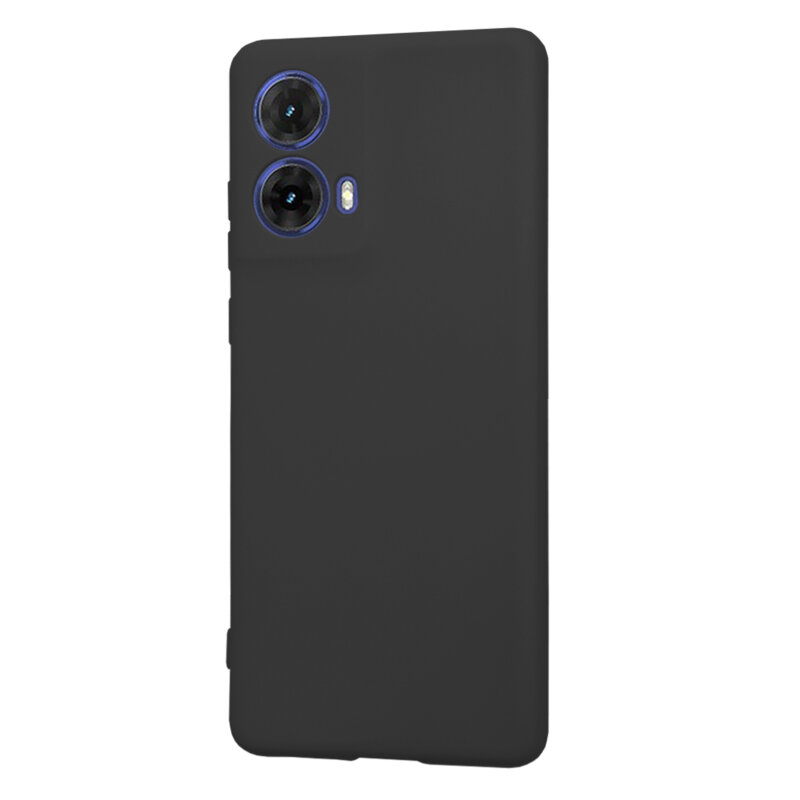 Husa silicon Motorola Moto G85 Techsuit SoftFlex, negru