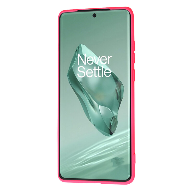 Husa silicon OnePlus 12 Techsuit SoftFlex, fucsia