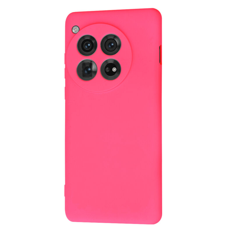 Husa silicon OnePlus 12 Techsuit SoftFlex, fucsia