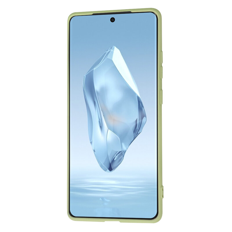 Husa silicon OnePlus 12R Techsuit SoftFlex, verde