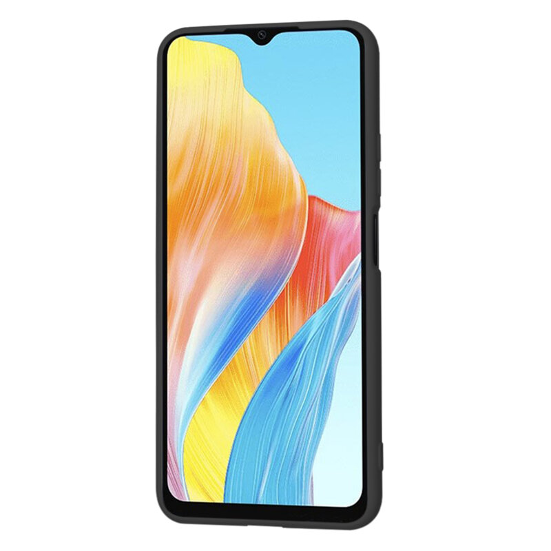 Husa silicon Oppo A18 Techsuit SoftFlex, negru