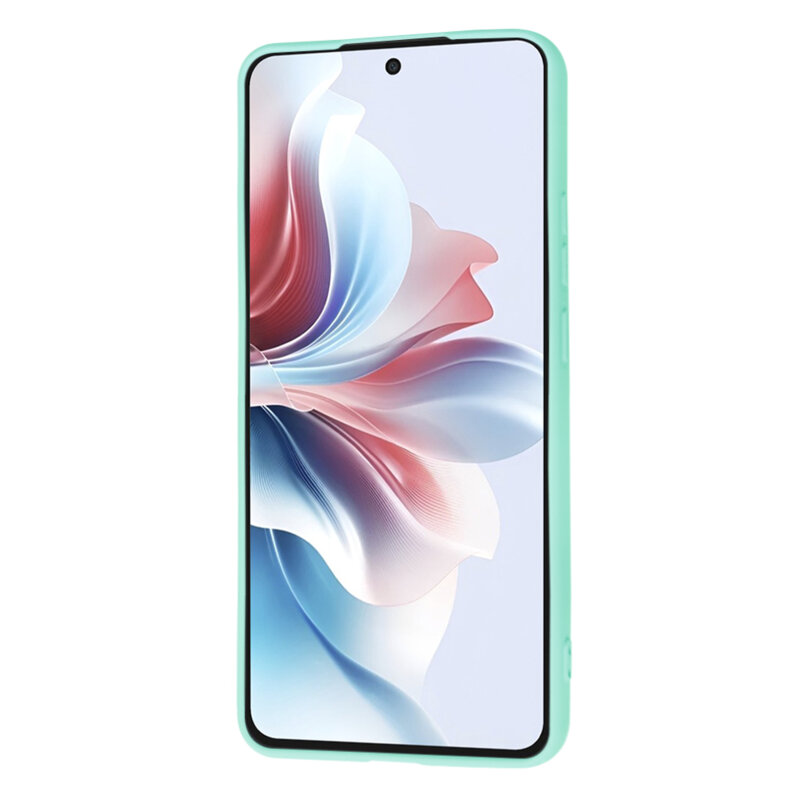 Husa silicon Oppo Reno11 F Techsuit SoftFlex, turcoaz