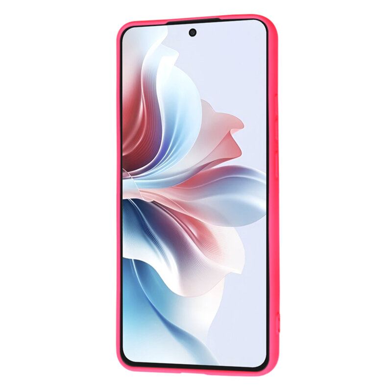 Husa silicon Oppo Reno11 F Techsuit SoftFlex, fucsia