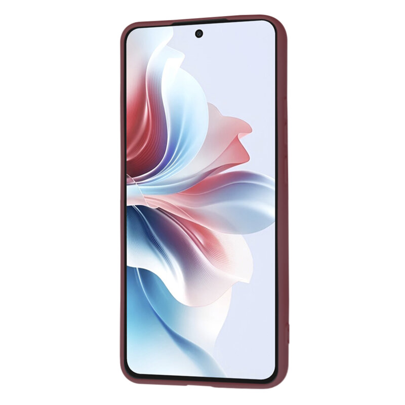 Husa silicon Oppo Reno11 F Techsuit SoftFlex, bordo