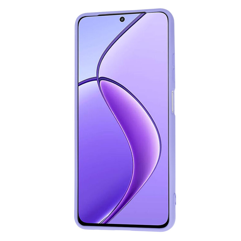 Husa silicon Realme 12x Techsuit SoftFlex, violet