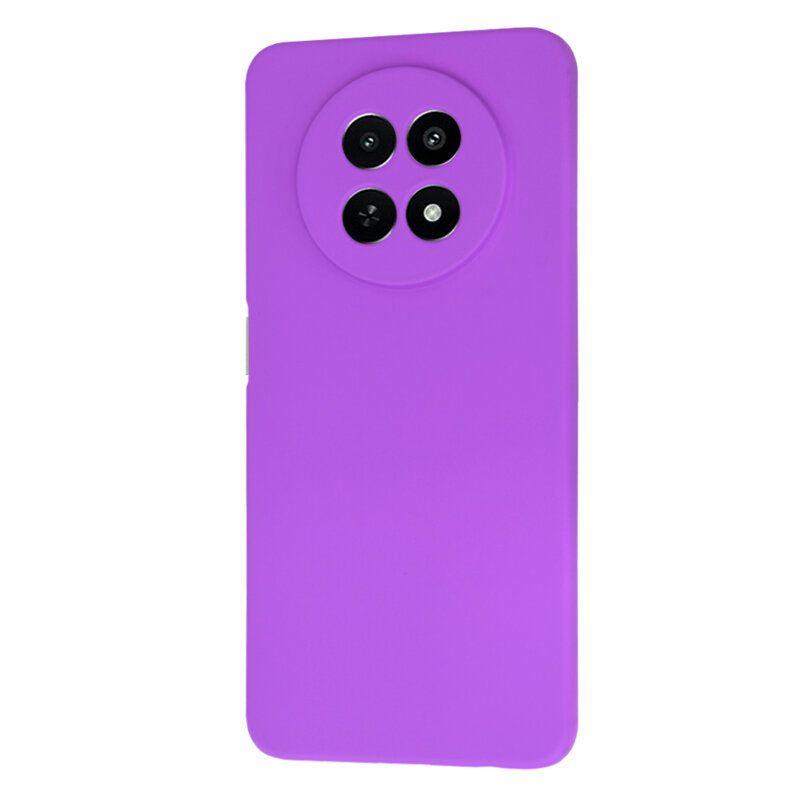 Husa silicon Realme 12x Techsuit SoftFlex, mov