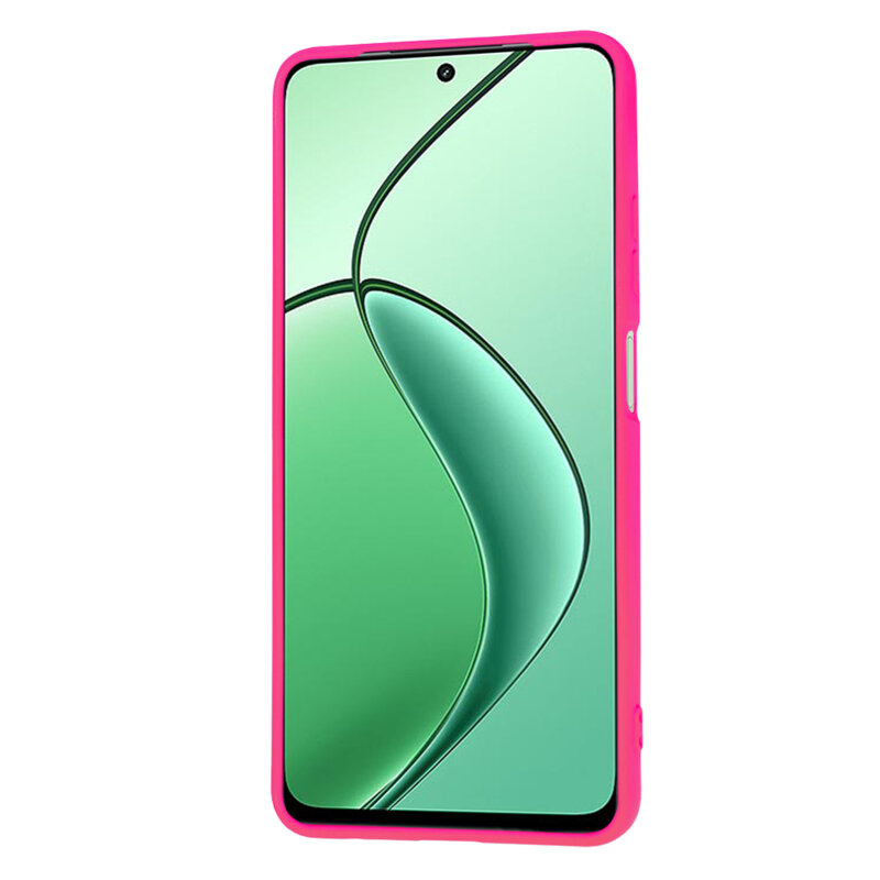 Husa silicon Realme 12 Techsuit SoftFlex, fucsia
