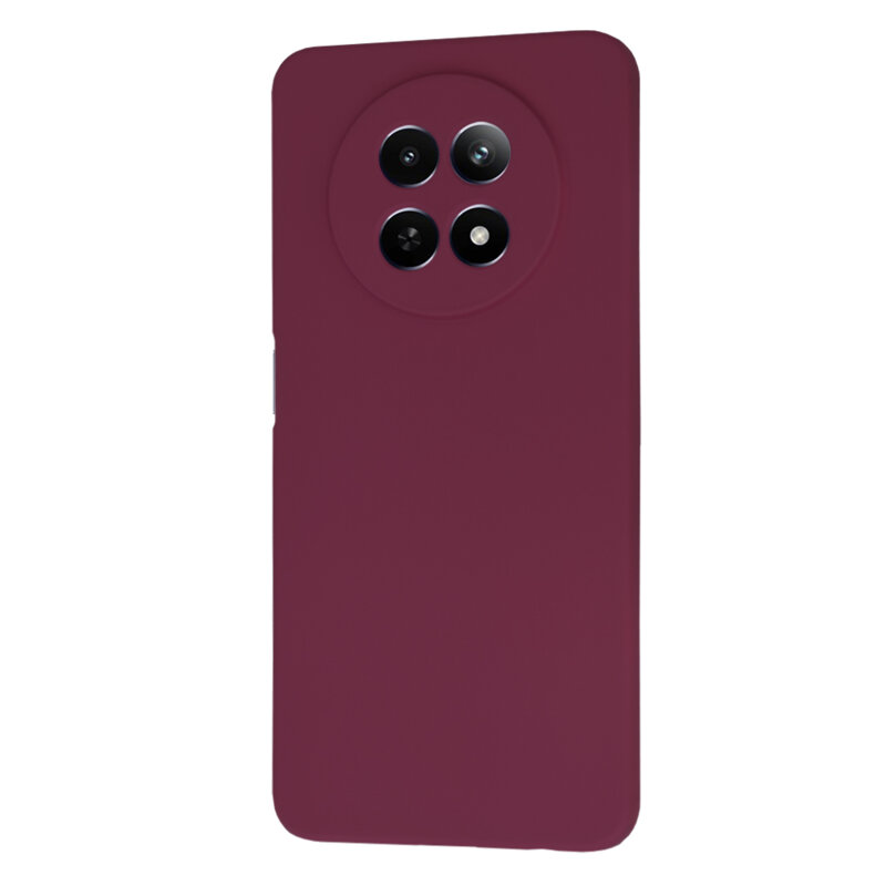 Husa silicon Realme 12 Techsuit SoftFlex, bordo