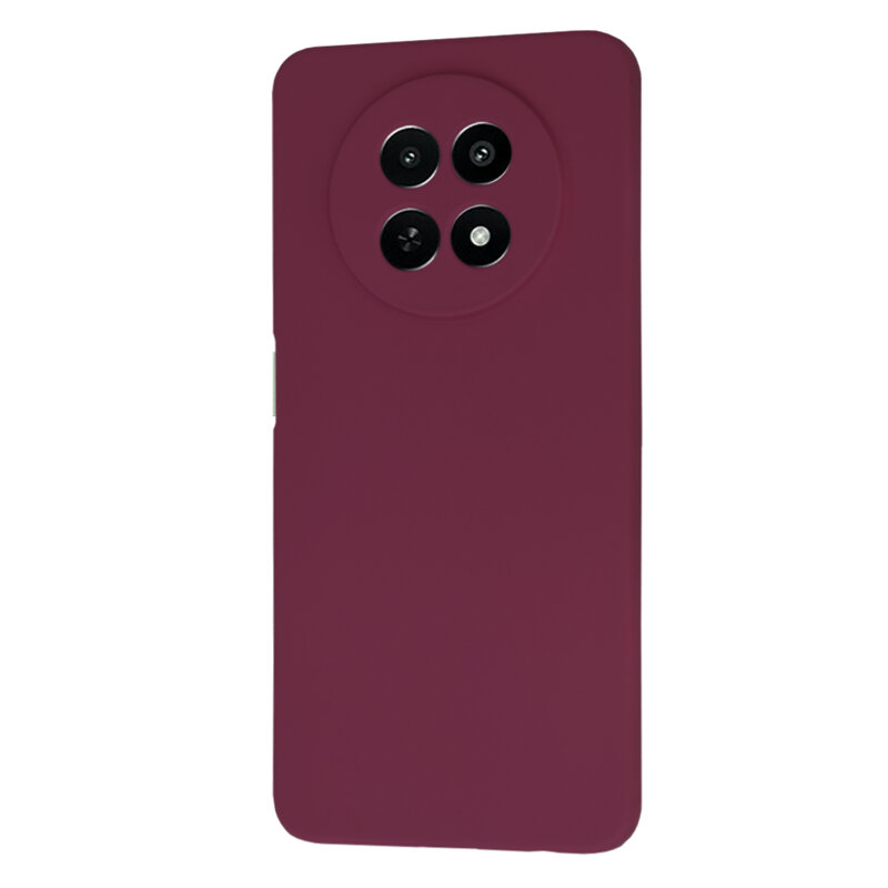 Husa silicon Realme 12x Techsuit SoftFlex, bordo
