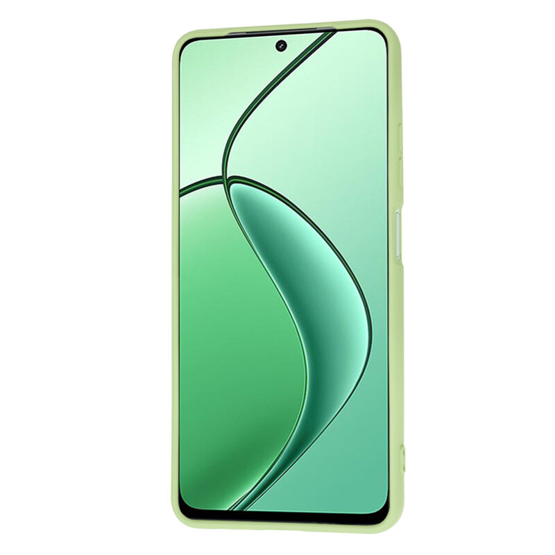 Husa silicon Realme 12 Techsuit SoftFlex, verde