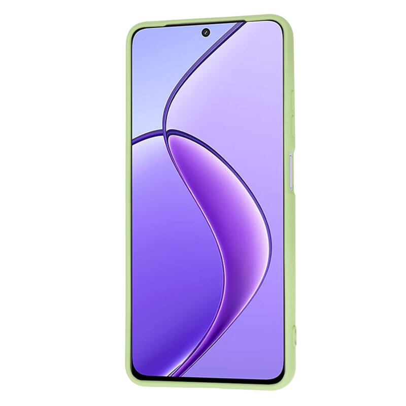 Husa silicon Realme 12x Techsuit SoftFlex, verde