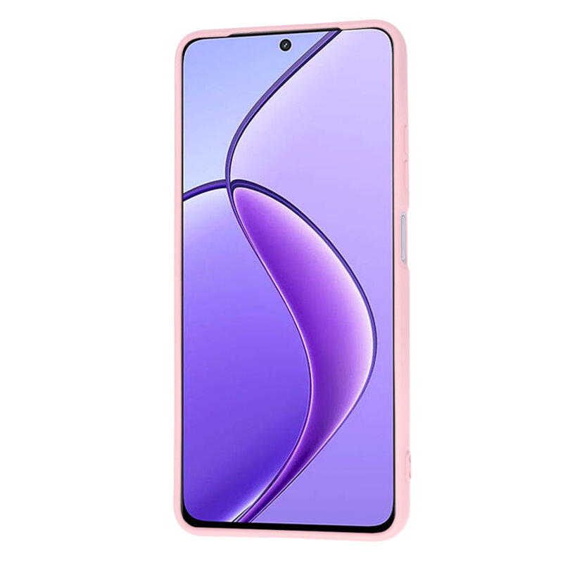 Husa silicon Realme 12x Techsuit SoftFlex, roz