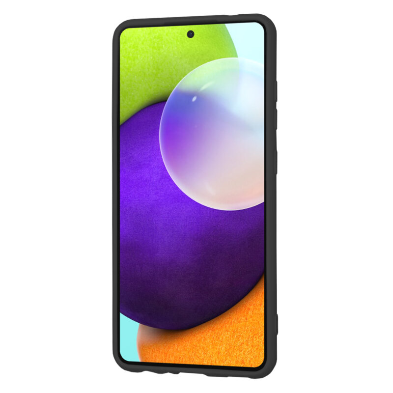 Husa silicon Samsung Galaxy A52 4G Techsuit SoftFlex, negru