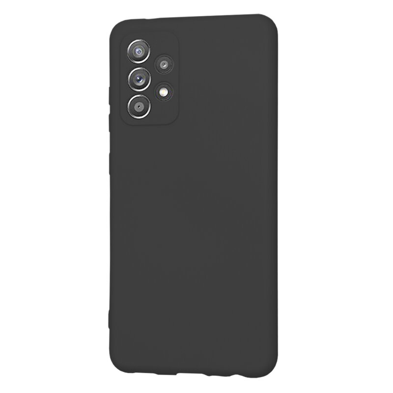 Husa silicon Samsung Galaxy A52 4G Techsuit SoftFlex, negru