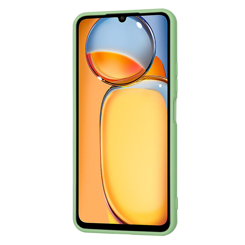 Husa silicon Xiaomi Redmi 13C 4G Techsuit SoftFlex, verde deschis