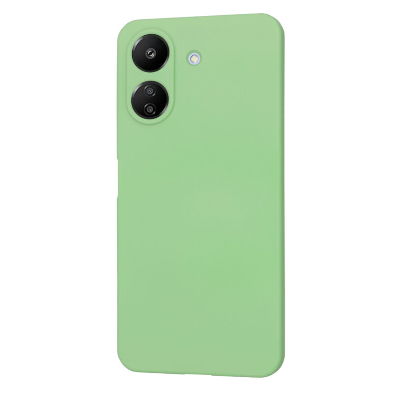 Husa silicon Xiaomi Poco C65 Techsuit SoftFlex, verde deschis