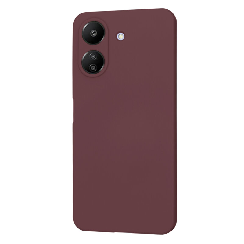 Husa silicon Xiaomi Poco C65 Techsuit SoftFlex, bordo
