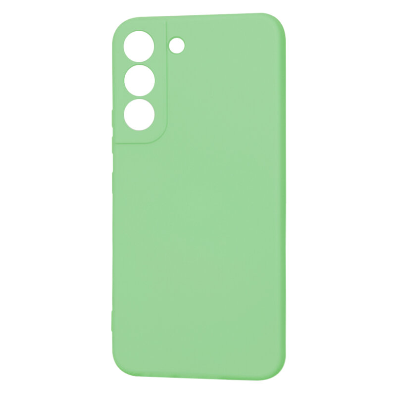 Husa silicon Samsung Galaxy S22 5G Techsuit SoftFlex, verde deschis