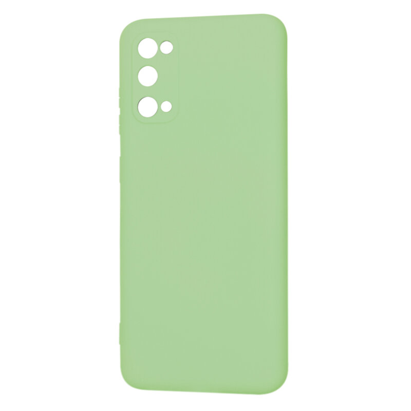 Husa silicon Samsung Galaxy S20 Techsuit SoftFlex, verde deschis