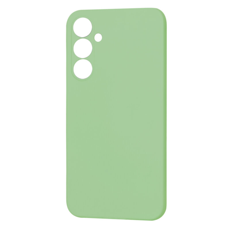 Husa silicon Samsung Galaxy S23 FE Techsuit SoftFlex, verde deschis