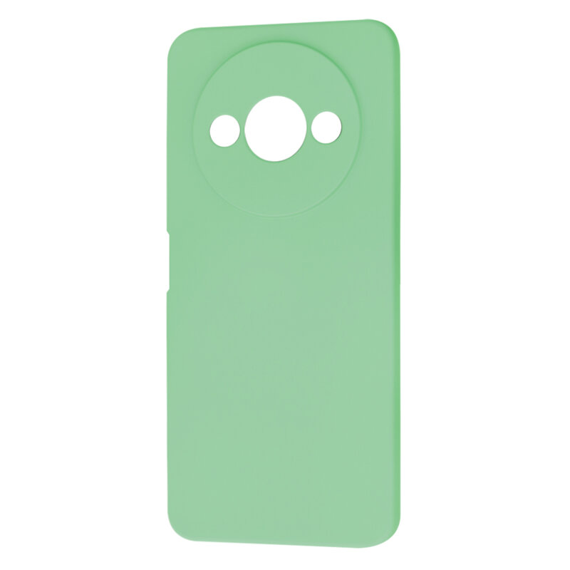 Husa silicon Xiaomi Redmi A3 Techsuit SoftFlex, verde deschis