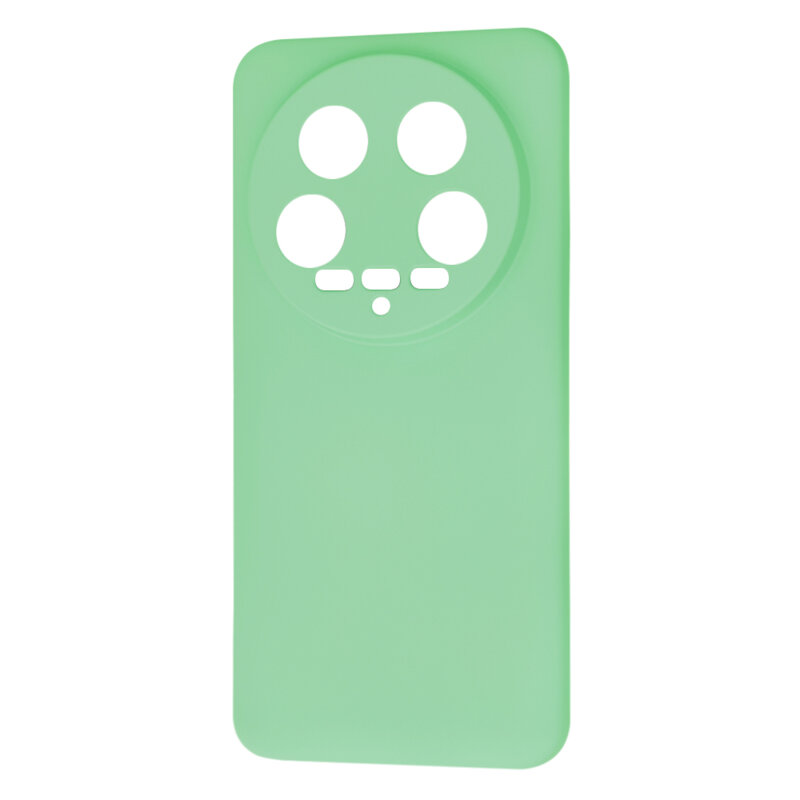 Husa silicon Xiaomi 14 Ultra Techsuit SoftFlex, verde deschis