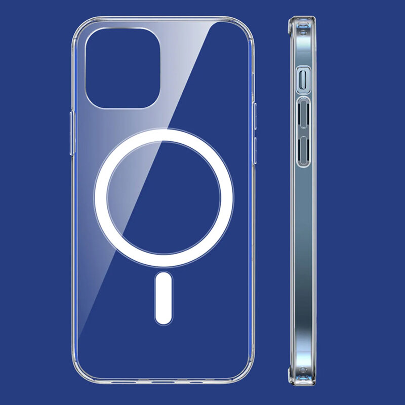 Husa iPhone 16e Techsuit MagSafe Pro, transparenta