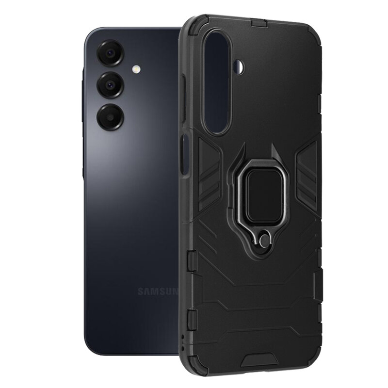 Husa Samsung Galaxy A16 Techsuit Silicone Shield, negru