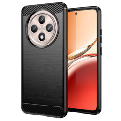 Husa Oppo Reno12 FS 4G Techsuit Carbon Silicone, negru