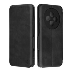 Husa 360° Oppo Reno12 FS 4G Techsuit Safe Wallet Plus, negru