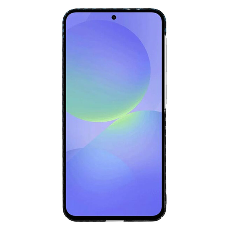 Husa Samsung Galaxy A36 5G Techsuit Carbonite FiberShell, bleu