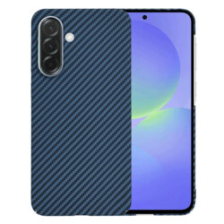 Husa Samsung Galaxy A36 5G Techsuit Carbonite FiberShell, cyan