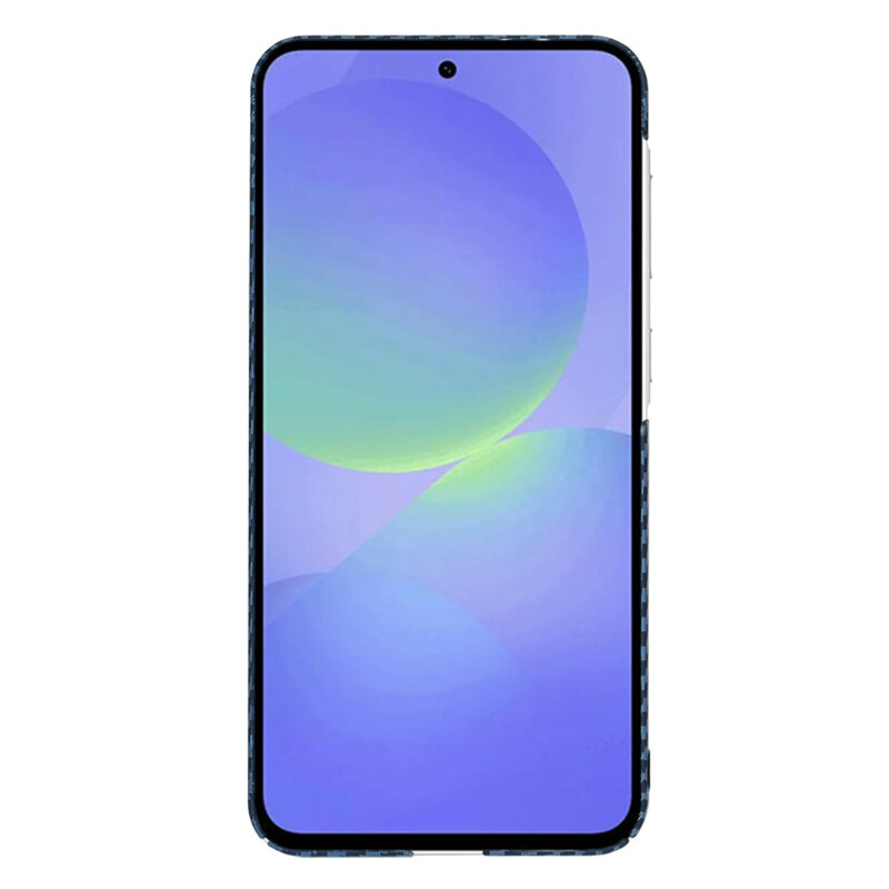Husa Samsung Galaxy A36 5G Techsuit Carbonite FiberShell, cyan