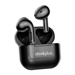 Casti half-in-ear wireless Bluetooth Lenovo ThinkPlus LP40, negru