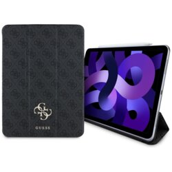 Husa iPad Air 11 (2024) Guess Magnetic 4G Big Logo, negru, GUFC11RM24PS4SGK