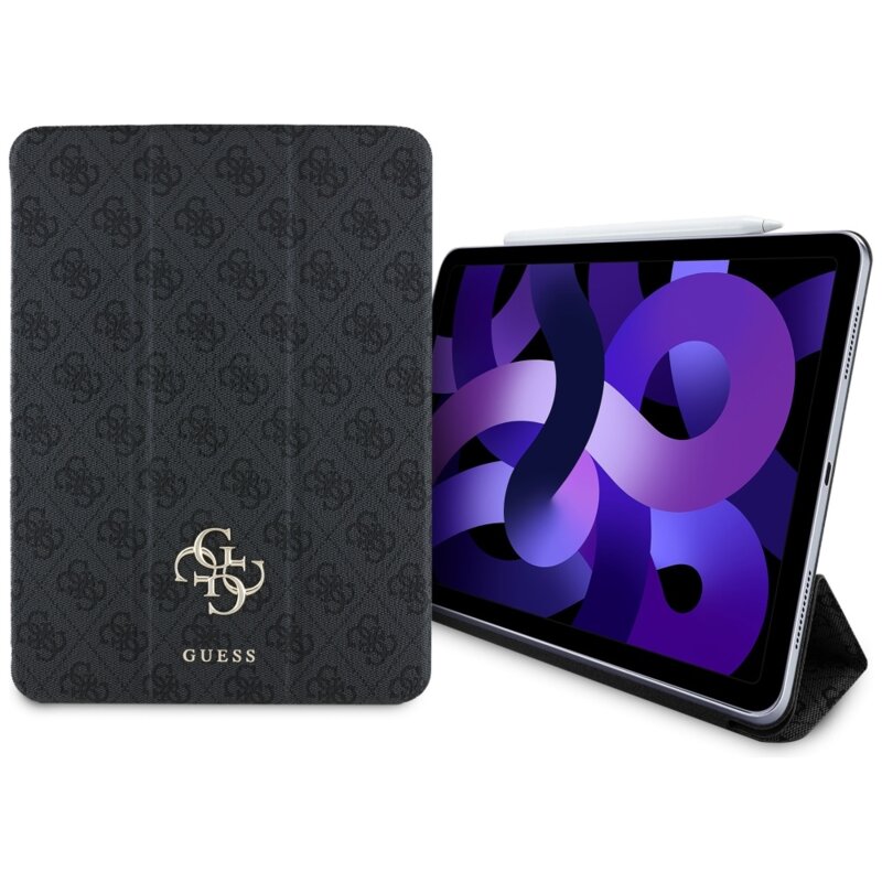 Husa iPad Air 11 (2024) Guess Magnetic 4G Big Logo, negru, GUFC11RM24PS4SGK