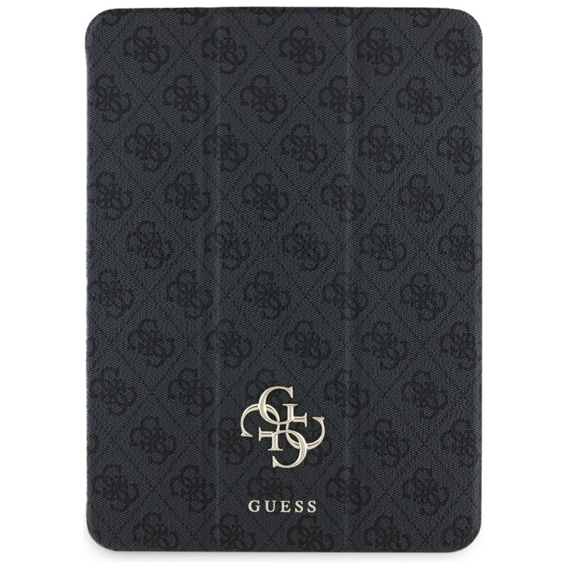 Husa iPad Pro 11 (2024) Guess Magnetic 4G Big Logo, negru, GUFC11PM24PS4SGK