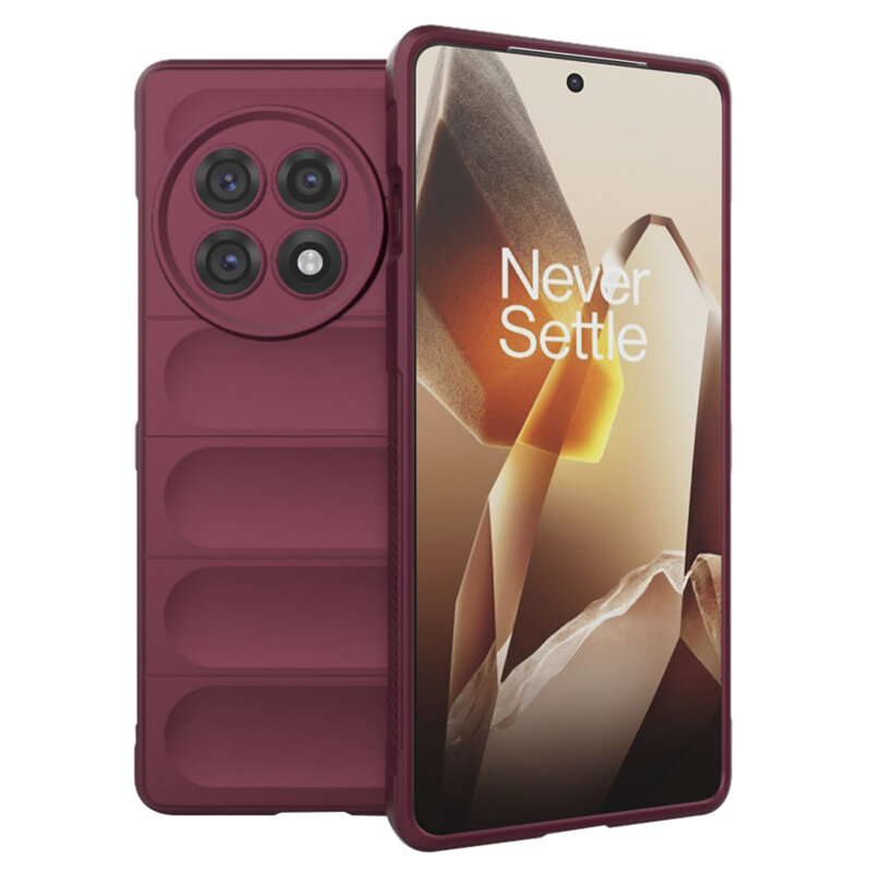 Husa OnePlus 13R Techsuit Magic Shield, bordo