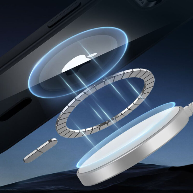 Husa iPhone 16e ESR Classic Hybrid HaloLock, transparent/negru