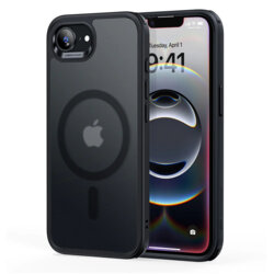Husa iPhone 16e ESR Classic Hybrid HaloLock, negru frost